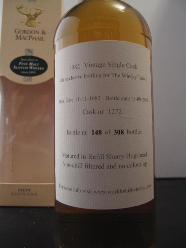 Dallas DHU 1982 - 25 y.o. - Whisky Talker GM - only 308 bot. - 46 %