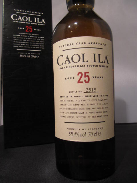 Caol Ila 25 J. - OB - 58,4 % - very RARE