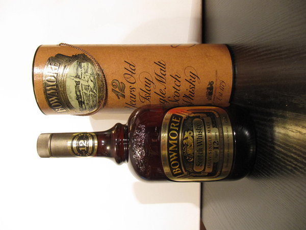 BOWMORE 12 J. -- very OLD bottling 1970´s/1980´s -- 1 Liter - 43 %