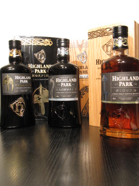 HIGHLAND PARK Warriors  --  Thorfinn + Ragnvald + Sigurd - Set of 3 bottles !
