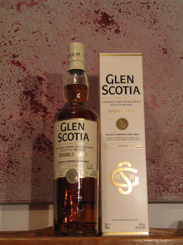 GLEN SCOTIA double cask  --  original bottling  --  46 % > TOP
